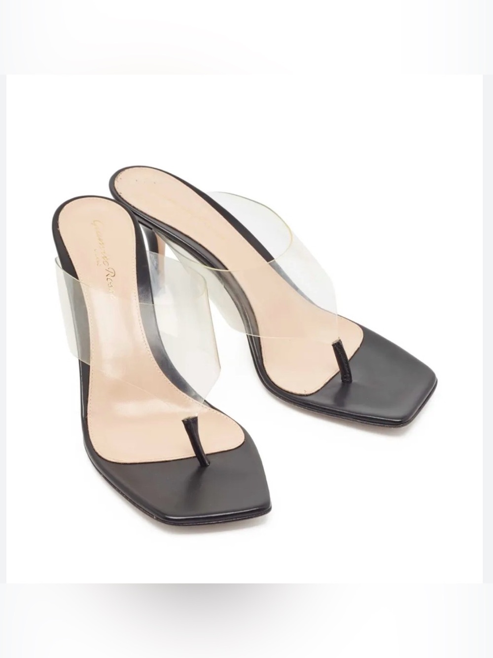 Gianvito Rossi 75mm transparent-strap sandals Heels 38.5